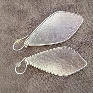Silpada Sterling Silver Etched Effect Earrings